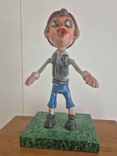 Papier mache spanish puppet - papier,