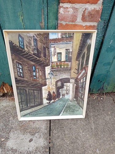 Vintage original watercolour - original,