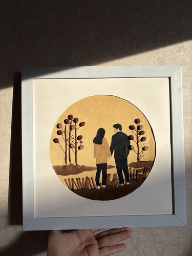 Original handmade textile art - original,