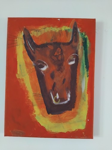 Painting spanish bull - spanish,