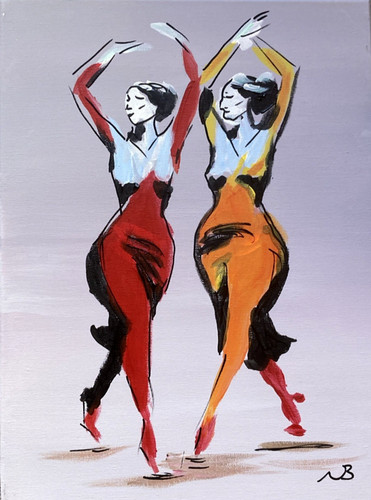 Spanish dancers moving - "spanish, dancers"
