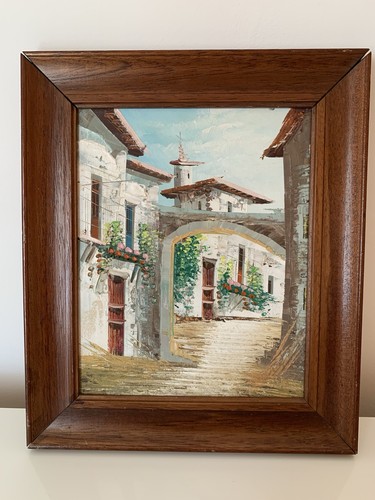 Vintage original oil painting - original,