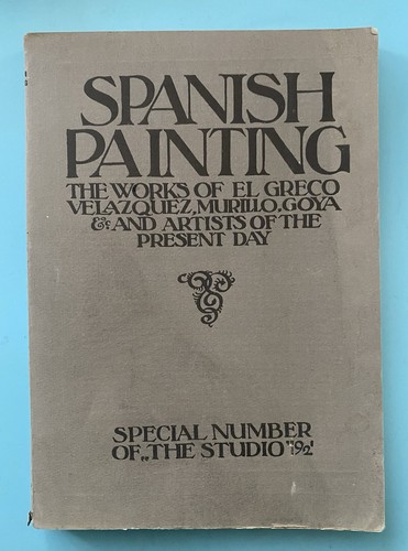 Spanish painting the studio - spanish,
