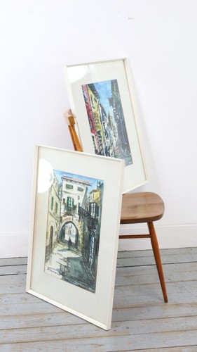 Spanish watercolour paintings - spanish,