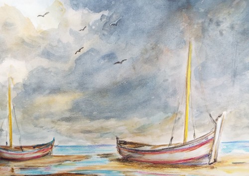 Original watercolour spanish - original, watercolour,
