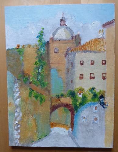 Small painting oil - oil,