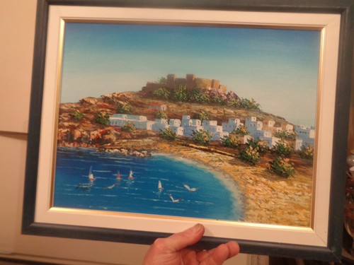 Oil acrylic painting - painting, of