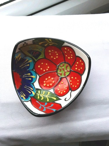 Floral salad bowl dish - bowl,