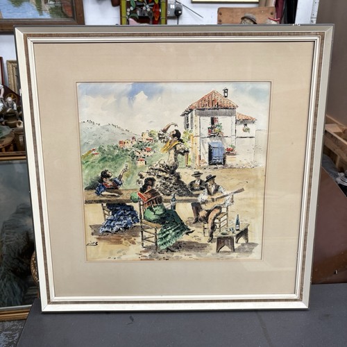 Vintage original watercolour - original,