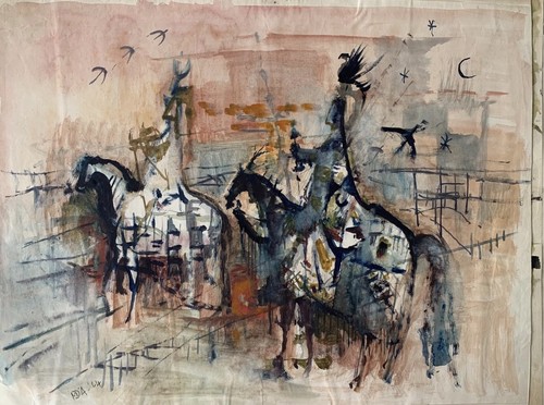 Spanish war scene mixed - spanish, media