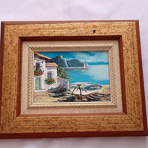 Marin signed framed - framed, spanish